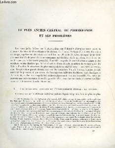 BULLETIN MONUMENTAL 117e VOLUME DE LA COLLECTION N°3 - LE PLUS ANCIEN CHATEAU DE PIERREFONDS ET SES PROBLEMES PAR JACQUES HARMAND
