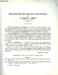 BULLETIN MONUMENTAL 122e VOLUME DE LA COLLECTION N°4 - BIBLIOGRAPHIE DES TRAVAUX SCIENTIFIQUES DE M. MARCEL AUBERT (SUITE) PAR MARC THIBOUT