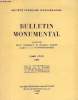 BULLETIN MONUMENTAL 125e VOLUME DE LA COLLECTION COMPLET - UN TOMBEAU D'ABBE PROVENANT DU CLOITRE DE NESLE-LA-REPOSTE PAR LEON PRESSOUYRE, AUTOUR DES ...