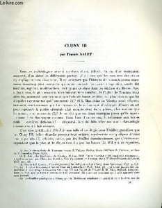 BULLETIN MONUMENTAL 126e VOLUME DE LA COLLECTION N°3 - CLUNY III PAR FRANCIS SALET