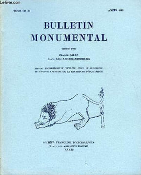 BULLETIN MONUMENTAL TOME 143 N°2 - TABLE DES MATIÈRESUn édifice de la première génération gothique : l’abbatiale de Saint-Germer-de-Fly, par Jacques ...