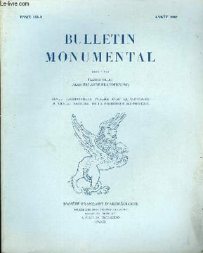 BULLETIN MONUMENTAL TOME 150 N°1 - ArticlesFamin à Rambouillet: « L’architecture toscane » en pratique?, par Chantai Waltisperger..L’ancienne clôture ...