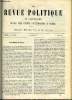 LA REVUE POLITIQUE ET LITTERAIRE 3e ANNEE - 2e SEMESTRE N°50 - LA FRANCE AU 18 BRUMAIRE PAR ALFRED RAMBAUD, UNE JOURNEE CHEZ DARIUS DE JUSTI, UN ...