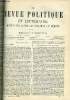 LA REVUE POLITIQUE ET LITTERAIRE 1er ANNEE - 2e SEMESTRE N°19 - LE CHRISTIANISME SOUS L'EMPIRE ROMAIN PAR ERNEST RENAN, SIGER DE BRADANT PAR GASTON ...