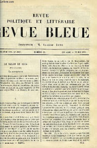 LA REVUE POLITIQUE ET LITTERAIRE 6e ANNEE - 1er SEMESTRE N°22 - LA SCULPTURE FRANCAISE EN 1886 PAR CHARLES BIGOT, GLADSTONE ET LE BILL SUR L'IRLANDE PAR JOSEPH REINACH, POUCHKINE PAR EUGENE-MELCHIOR DE VOGUE, PROPERCE ET TIBULLE PAR GASTON BOISSIER