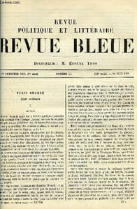 LA REVUE POLITIQUE ET LITTERAIRE 6e ANNEE - 1er SEMESTRE N°25 - FUSIL CHARGE DE EUGENE MOUTON, LE MOUVEMENT LITTERAIRE EN ESPAGNE PAR LEO QUESNEL, HEURES PRINTANIERES PAR EMILE POUVILLON, MORS ET VITA DE GOUNOD