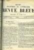 LA REVUE POLITIQUE ET LITTERAIRE 7e ANNEE - 1er SEMESTRE N°5 - SOUVENIRS D'UN JOURNALITE PAR HECTOR PESSARD, LE REGIME REPRESENTATIF PAR A. NAQUET, LE ...