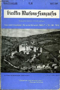 VIEILLES MAISONS FRANCAISES N°40 - Editorial, par Anne de AMODIO..Berzé-ie-Chatel ( Saône-et-Loire), par la Comtesse H. de BEAUMONT.Un généreux encouragement .La Chartreuse de La Verne (Var), par Annette ENGLEBERT et Annick LE MOINE