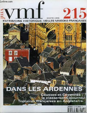 VIEILLES MAISONS FRANCAISES N°215 - Éditorial, Livres, Événements, Assainissement de la mérule pleureuse, French Heritage Society (anciennement ...