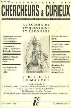 L'INTERMEDIAIRE DES CHERCHEURS ET CURIEUX N° 627 - Agences matrimoniales..Gustave Aimard.__Antibiotiques.___.« Fier comme Artaban »__Se faire appeler ...