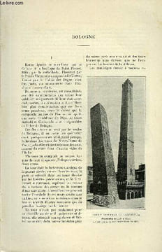 LE MONDE MODERNE TOME 7 - BOLOGNE + LE REICHSTAG ALLEMAND. GERSPACH, DAMOTTE O.
