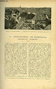 "LE MONDE MODERNE TOME 15 - LE ""MEISTERTRUNK"" DE ROTHENBURG - 30 OCTOBRE 1631 - 14 AOUT 1898"