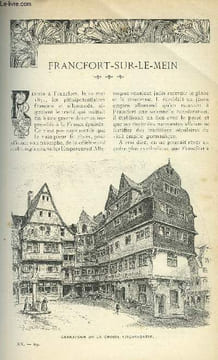 LE MONDE MODERNE TOME 20 - FRANCFORT-SUR-LE-MEIN. ROBIDA A.