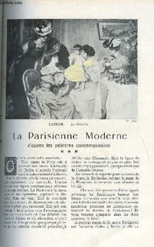 LE MONDE MODERNE TOME 25 - LA PARISIENNE MODERNE D'APRES LES PEINTRES CONTEMPORAINS + LA QUESTION TCHEQUE + LA VIE A 3000 METRES D'ALTITUDE. GSELL ...