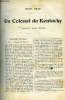 LE MONDE MODERNE - SUPPLEMENT CONSACRE AU ROMAN CONTEMPORAIN N°5 - UN COLONEL DU KENTUCKY + LA SYMPHONIE SENTIMENTALE. READ OPPIE, TISSOT ERNEST