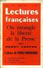 LECTURES FRANCAISES N° 27 - ON ETRANGLE LA LIBERTE DE LA PRESSE PAR HENRY COSTON, L'AFFAIRE DE PARIS-NORMANDIE, LA POLITIQUE ET LES AFFAIRES, L'ENVERS ...
