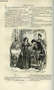 EXTRAIT DE LA REVUE PITTORESQUE, MUSEE LITTERAIRE ILLUSTRE PAR LES PREMIERS ARTISTES TOME 4 - LES FRERES CORSES, LA FREDERIQUE, LA PROPHETIE, UN ...