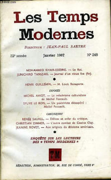 LES TEMPS MODERNES N° 248 - MOHAMMED KHAIR-EDDINE. — Le RoiJUNICHIRO TANIZAKI. — Journal d’un vieux fou (fin)HENRI GUILLEMIN. — M. Louis ...