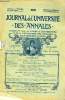 "JOURNAL DE L'UNIVERSITE DES ANNALES ANNEE SCOLAIRE 1907-1908 N°12 - ""NietzscheEmjle FaguetCharles Baudelaire. . Jean RichepinSchiller. ...Gaston ...