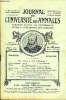 JOURNAL DE L'UNIVERSITE DES ANNALES 7e ANNEE SCOLAIRE N°4 - LittératureÉtrangère.Othello.....M. Jean RICHEPINHistoire.....De VEducation dansMontaigne ...