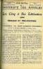 JOURNAL DE L'UNIVERSITE DES ANNALES 6e ANNEE SCOLAIRE N°16 - L'enfance de Jean-Jacques Rousseau, conférence de Henry Roujon, littérature française : ...