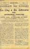 JOURNAL DE L'UNIVERSITE DES ANNALES 8e ANNEE SCOLAIRE N°6 - Littérature française : Victor Hugo : notre Dame de Paris, conférence de Jean Richepin, ...