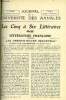 JOURNAL DE L'UNIVERSITE DES ANNALES 8e ANNEE SCOLAIRE N°15 - Littérature française : les chefs-d'oeuvre immortels, conférence de Jean Richepin, ...