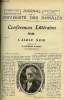 JOURNAL DE L'UNIVERSITE DES ANNALES 9e ANNEE SCOLAIRE N°8 - L'aigle noir, conférence de Frédéric Masson, le coeur de l'Alsace a travers ...