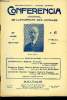 CONFERENCIA 20e ANNEE N°6 - La Société sous la Régence : CartoucheConférence de Me HENRI-ROBERTde l'Académie françaiseVoyages en Zigzag : Maurice ...