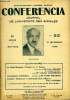 CONFERENCIA 22e ANNEE N&deg;22 - Le Sens Moderne : Propos sur la Po&eacute;sieConf&eacute;rences de M. Paul VAL&Eacute;RYde l’Acad&eacute;mie fran&ccedil;aiseeide MUe H&eacute;l&egrave;ne ...