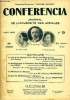 CONFERENCIA 24e ANNEE N&deg;9 - La Vie d’une Grande Cit&eacute; : Paris, des Mammouthsaux AvionsConf&eacute;rencedeM. F. D'ANDIGN&Eacute;,pr&eacute;sident du Conseil Municipal.La ...