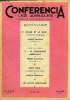 CONFERENCIA 38e ANNEE N&deg;5 - LE ROUGE ET LE NOIR : L’AMOUR ET L’AMBITION par ANDR&Eacute; MAUROIS, de l’Acad&eacute;mie fran&ccedil;aise, L’AME DES PEUPLES V. - LE ...
