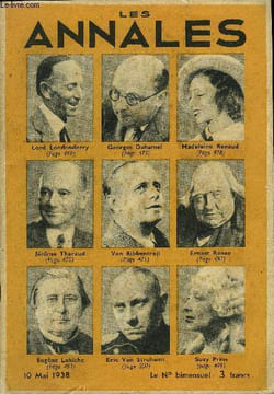 LES ANNALES 56e ANNEE - N° 2602 - La politesse, les confidences de Hilter au Marquis de Londonderry : Le Fuhrer redoute l'armée russe, comment ils ...