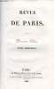 REVUE DE PARIS TOME TROISIEME - LITTÉRATURE ANCIENNE.Jean-Baptiste Rousseau, par M. Sainte-Beuve, LITTÉRATURE ÉTRANGÈRE.Statistique des journaux ...