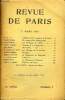 REVUE DE PARIS 43e ANNEE N°5 - L’Italie entre la guerre et la paix. En marge d’un Dictionnaire Les Élections de 1848. — I. Verdun, il y a vingt ans ...