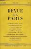 "REVUE DE PARIS 54e ANNEE N°3 - Henri MONDOR : Paul Valéry et "" A rebours Marcel ACHARD : Les Sourires inutiles *** : Journal d'un Condamné à Mort ...