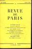 REVUE DE PARIS 55e ANNEE - Paul REYNAUD : Juillet 1948. Victor HUGO : Lettres d'Exil. Julien BENDA : Chateaubriand ou un Romantique mauvais Teint. ...