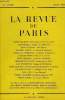 REVUE DE PARIS 61e ANNEE N°3 - ANDRÉ MAUROIS : Victor Hugo à la Fin de son Exil JEAN GIONO: Angelo va à Milan (I)JEAN COCTEAU : Clair-Obscur GÉNÉRAL ...