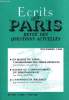 ECRITS DE PARIS - REVUE DES QUESTIONS ACTUELLES N°583 - Gaston DUVERNEUIL•Alibi mondialiste ? Georges DILLINGER•L’humanitaire des temps ...