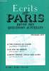 ECRITS DE PARIS - REVUE DES QUESTIONS ACTUELLES N°585 - Gaston DUVERNEUIL•Une Europe en panne. Jean DENIPIERRE•Quelles solutions pour vaincre le ...