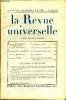 LA REVUE UNIVERSELLE TOME 8 N°23 - Henry BORDEAUX de l’Académie française. Le Ricochet (nouvelle).Jacques BAINVILLE. L’Avenir de la Civilisation. ...