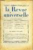 LA REVUE UNIVERSELLE TOME 23 N°13 - Jacques BOULENGER. Du Stendhal inédit. René BENJAMIN. La Prodigieuse vie d'Honoré deBalzac. VI. G. K. CHESTERTON. ...