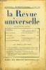 LA REVUE UNIVERSELLE TOME 26 N°9 - STENDHAL. Lucien Leuwen (fragments inédits publiés par Henri Rameaüd).Raoul ARNAUD. La Fin des Assignats. Louis ...