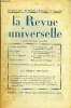 LA REVUE UNIVERSELLE TOME 36 N°20 - Charles MAURRAS. Sur le Romantisme : lettre à Raymond de la Tailhède. M. MARION de l’institut. La Liquidation du ...