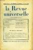 LA REVUE UNIVERSELLE TOME 38 N°7 - Charles BENOIST de l'Institut. Canovas del Castillo. V.STENDHAL. Le Cortège. II. (pages retrouvéespar Henri ...