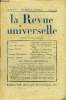 LA REVUE UNIVERSELLE TOME 45 N°6 - STENDHAL. Les Deux Hommes (publié pour la première fois par H. Martineau).André BEAUNIER. Madame de La Fayette ...