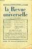 LA REVUE UNIVERSELLE TOME 47 N°13 - Jacques COPEAU. Le Théâtre d’Alfred de Musset.SAINT-AULAIRE. La Méthode de Richelieu. II.Emile BAUMANN. ...