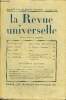 LA REVUE UNIVERSELLE TOME 47 N°16 - Louis VEUILLOT. Lettres inédites (1867-1877). Edmond PILON. Le Voyage de Montaigne. Louis PIZE. Poème. Paul ...