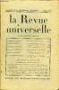 LA REVUE UNIVERSELLE TOME 48 N°23 - Pierre de NOLIJAC de l’Académie française. La Fausse idylle (conte). Pierre LAFUE. Le Pangermanisme démocratique. ...