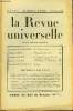 LA REVUE UNIVERSELLE TOME 51 N°18 - Jérôme et Jean THARAUD.La Jument errante. I. Pierre LAFUE. Allemagne 1932 (fin). Pierre GAXOTTE. Le Siècle de ...